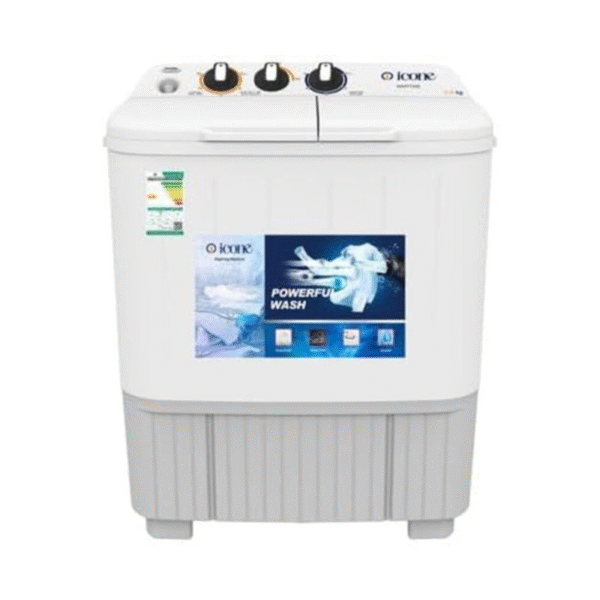 غسالة ايكون حوضين 5كغ - موديل - WMTT500