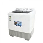 ⁦غسالة حوضين سوبر جنرال 12 كيلو أبيض KSGW1286N⁩ - الصورة ⁦2⁩