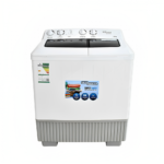 غسالة حوضين سوبر جنرال 12 كيلو أبيض KSGW1286N