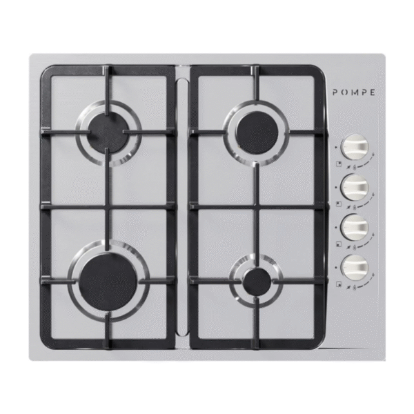سطح بومبي بلت ان غاز 60 سم 4 شعلة - شبك ثقیل : P60GC
