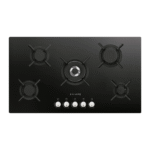 سطح بومبي بلت ان غاز 90 سم زجاج أسود 5 شعلة موديل: P90GG