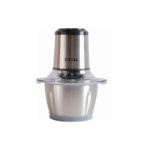 مفرمة ايكون  - قطاعة - طعام 400 واط مع برطمان صلب سعة 1.2 لتر فضي  FC-5512S