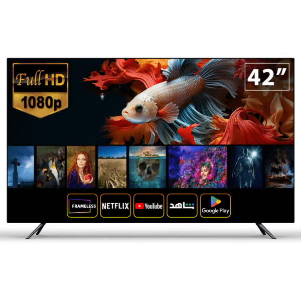 شاشة دبليو بوكس 42 بوصة مع حامل حائط و رسيفر داخلي  WBOS42