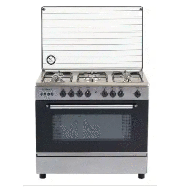 فرن غاز رويال جاز 60*80 استيل 5 شغلات  ROYAL60*80