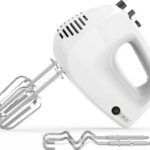 خلاط يدوي افرا بقوة 250 واط  و 5 إعدادات للسرعة  أبيض AF-250HMWT